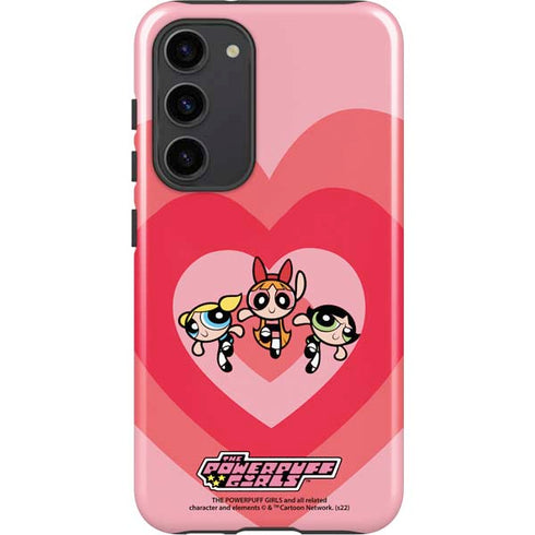 Cartoon Network Powerpuff Girls Hearts Galaxy S23 Plus Pro Case