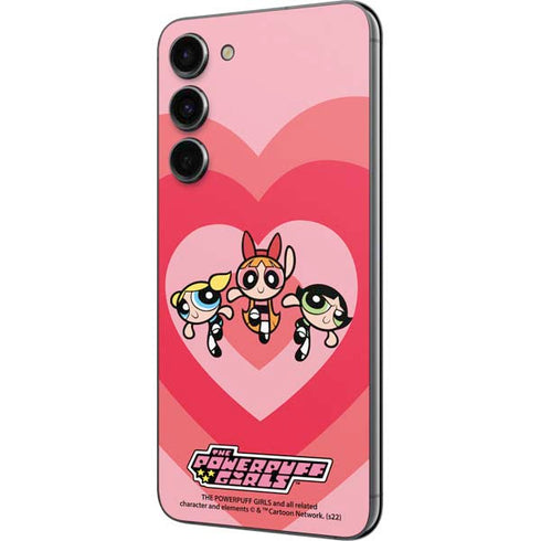 Cartoon Network Powerpuff Girls Hearts Galaxy S23 Plus Skin