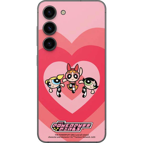 Cartoon Network Powerpuff Girls Hearts Galaxy S23 Skin