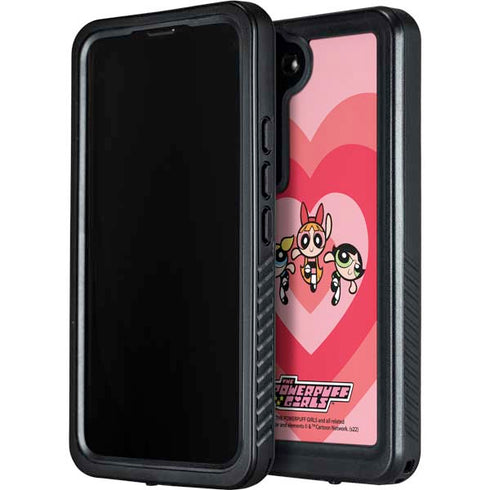 Cartoon Network Powerpuff Girls Hearts Galaxy S23 Waterproof Case
