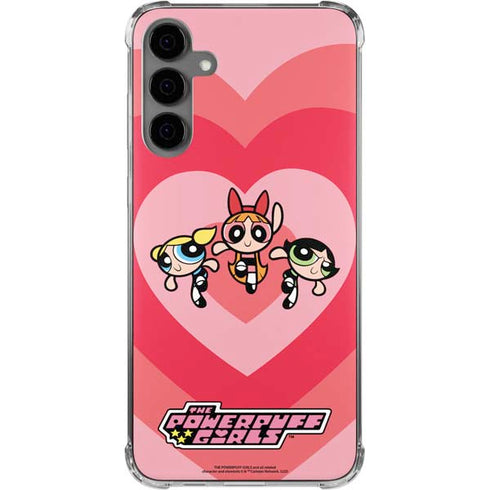 Cartoon Network Powerpuff Girls Hearts Galaxy S24 Plus Clear Case