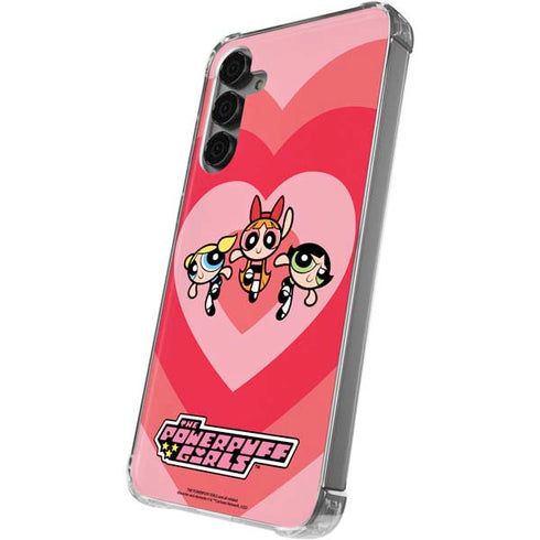 Cartoon Network Powerpuff Girls Hearts Galaxy S24 Plus Clear Case