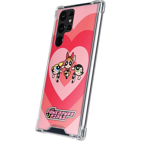 Cartoon Network Powerpuff Girls Hearts Galaxy S24 Ultra Clear Case