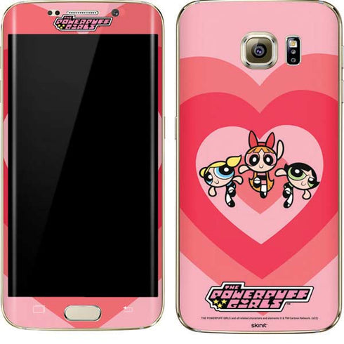 Cartoon Network Powerpuff Girls Hearts Galaxy S7 Edge Skin