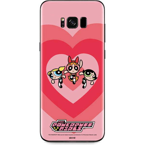 Cartoon Network Powerpuff Girls Hearts Galaxy S8 Plus Skin