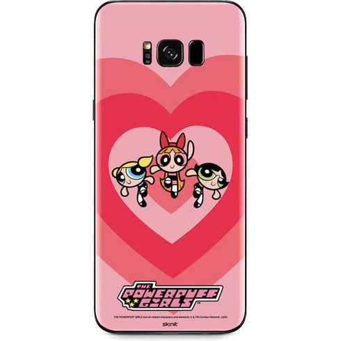 Cartoon Network Powerpuff Girls Hearts Galaxy S8 Skin