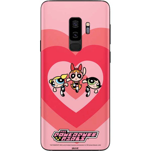 Cartoon Network Powerpuff Girls Hearts Galaxy S9 Plus Skin