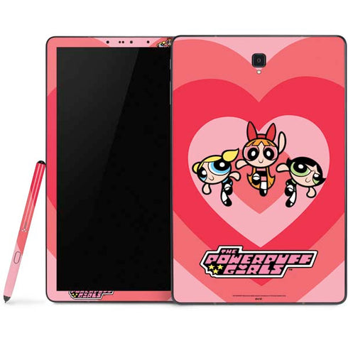 Cartoon Network Powerpuff Girls Hearts Samsung Galaxy Tab Skin