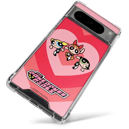 Cartoon Network Powerpuff Girls Hearts Google Pixel 8 Pro Clear Case