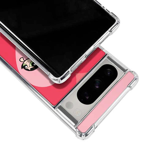 Cartoon Network Powerpuff Girls Hearts Google Pixel 8 Pro Clear Case