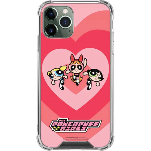 Cartoon Network Powerpuff Girls Hearts iPhone 11 Pro Max Clear Case
