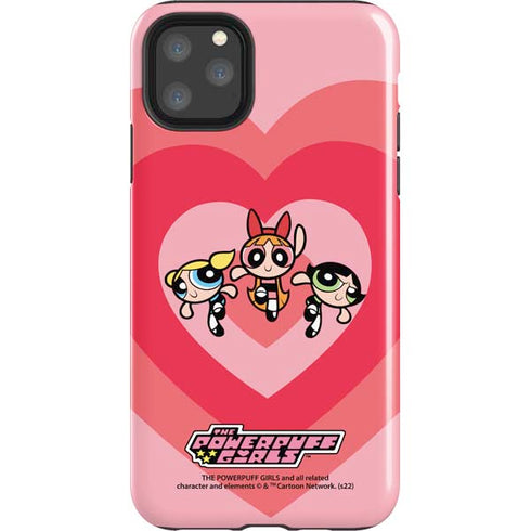 Cartoon Network Powerpuff Girls Hearts iPhone 11 Pro Max Impact Case