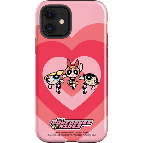 Cartoon Network Powerpuff Girls Hearts iPhone 12 Impact Case