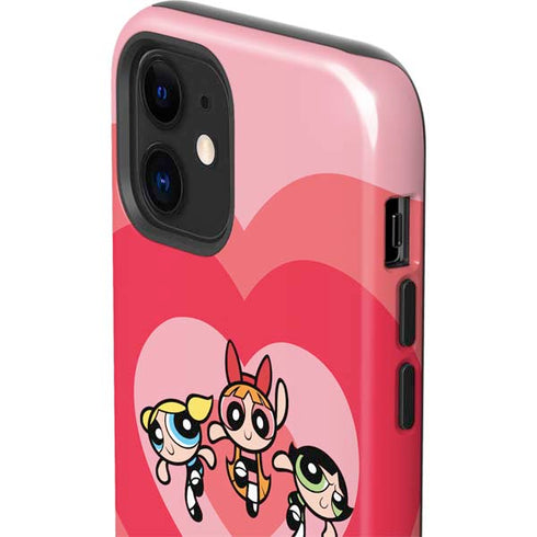 Cartoon Network Powerpuff Girls Hearts iPhone 12 Impact Case