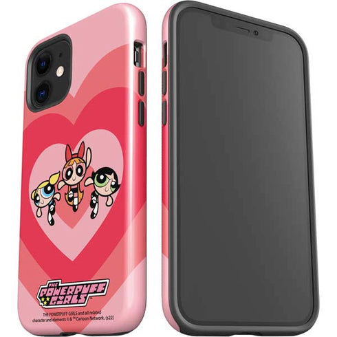 Cartoon Network Powerpuff Girls Hearts iPhone 12 Impact Case