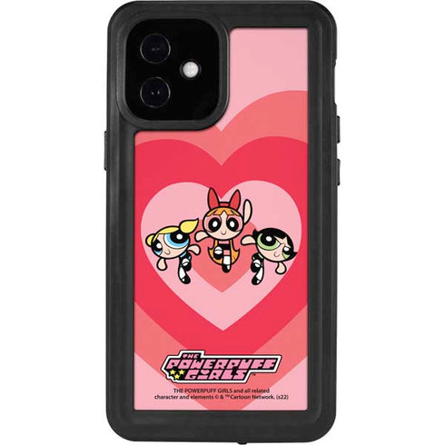 Cartoon Network Powerpuff Girls Hearts iPhone 12 Mini Waterproof Case
