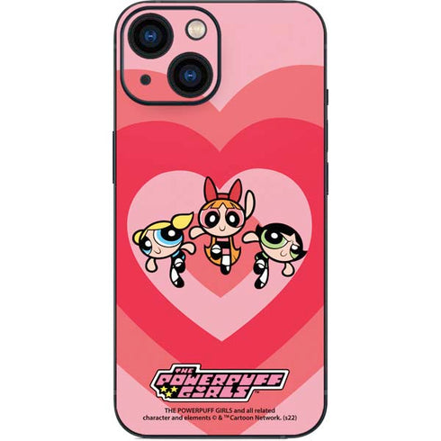 Cartoon Network Powerpuff Girls Hearts iPhone 13 Mini Skin