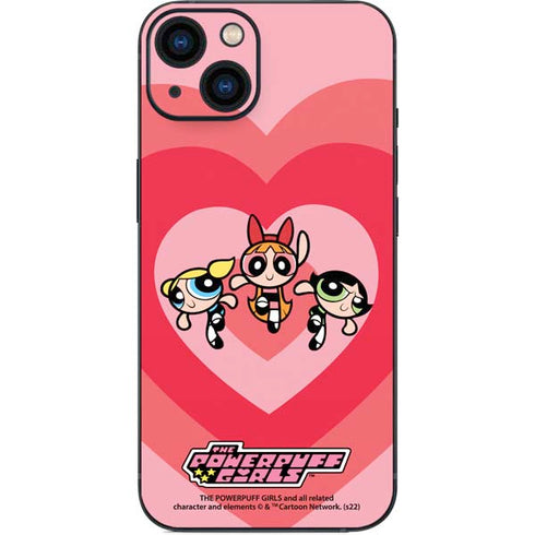 Cartoon Network Powerpuff Girls Hearts iPhone 13 Skin