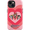 Cartoon Network Powerpuff Girls Hearts iPhone 15 Plus Impact Case