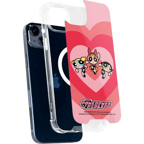 Cartoon Network Powerpuff Girls Hearts iPhone 15 Plus MagSafe Case