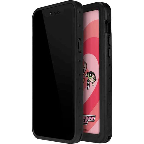Cartoon Network Powerpuff Girls Hearts iPhone 15 Plus Waterproof Case