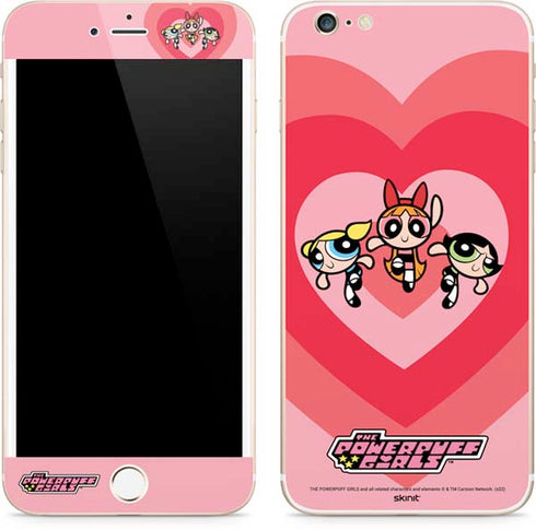 Cartoon Network Powerpuff Girls Hearts iPhone 6/6s Plus Skin