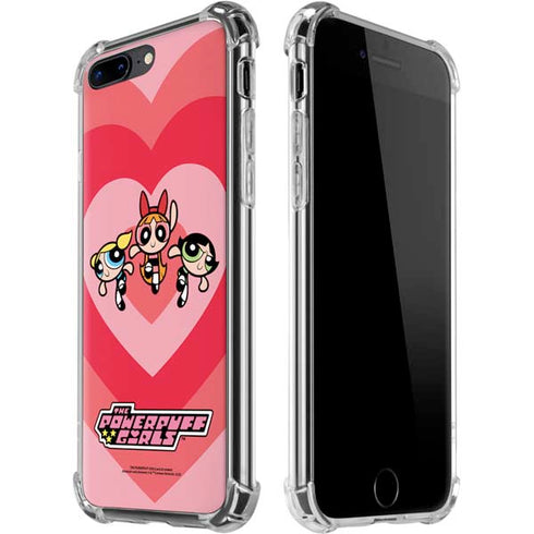 Cartoon Network Powerpuff Girls Hearts iPhone 7/8 Plus Clear Case