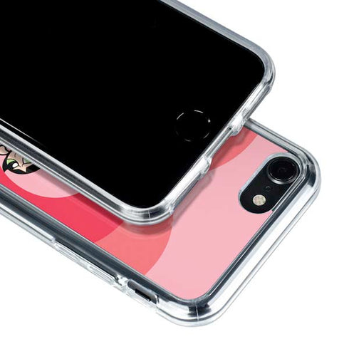 Cartoon Network Powerpuff Girls Hearts iPhone SE (2nd & 3rd Gen) Clear Case