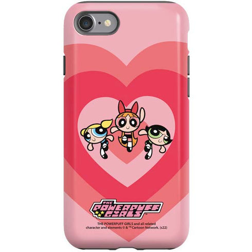 Cartoon Network Powerpuff Girls Hearts iPhone SE (2nd & 3rd Gen) Pro Case
