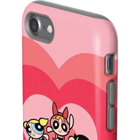Cartoon Network Powerpuff Girls Hearts iPhone SE (2nd & 3rd Gen) Pro Case