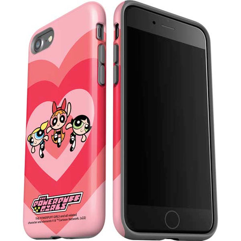 Cartoon Network Powerpuff Girls Hearts iPhone SE (2nd & 3rd Gen) Pro Case