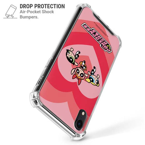 Cartoon Network Powerpuff Girls Hearts iPhone XR Clear Case