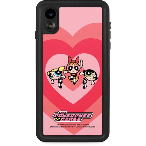 Cartoon Network Powerpuff Girls Hearts iPhone XR Waterproof Case