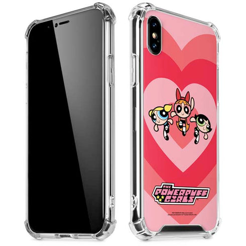 Cartoon Network Powerpuff Girls Hearts iPhone XS Max Clear Case