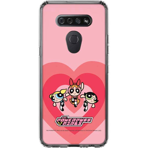 Cartoon Network Powerpuff Girls Hearts LG K51/Q51 Clear Case