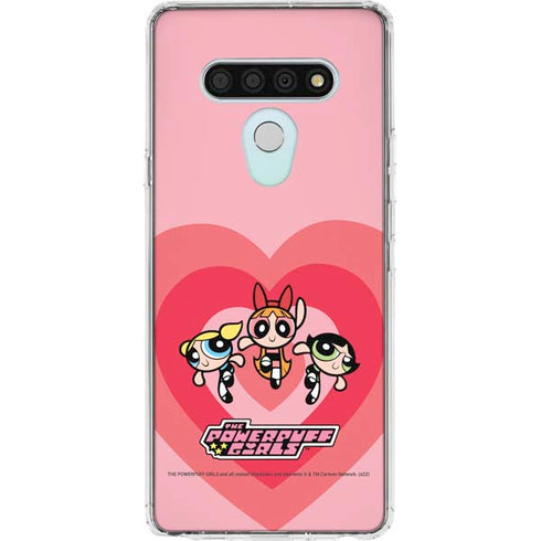 Cartoon Network Powerpuff Girls Hearts LG Stylo 6 Clear Case