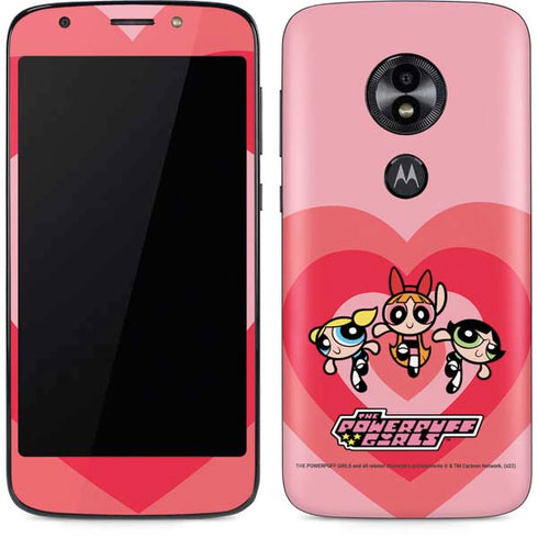 Cartoon Network Powerpuff Girls Hearts Moto E5 Play Skin