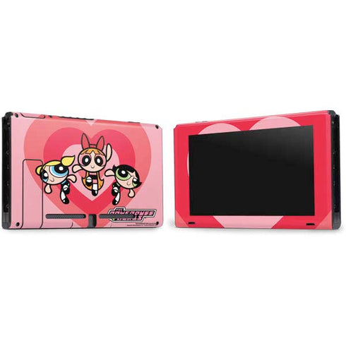 Cartoon Network Powerpuff Girls Hearts Nintendo Switch Bundle Skin