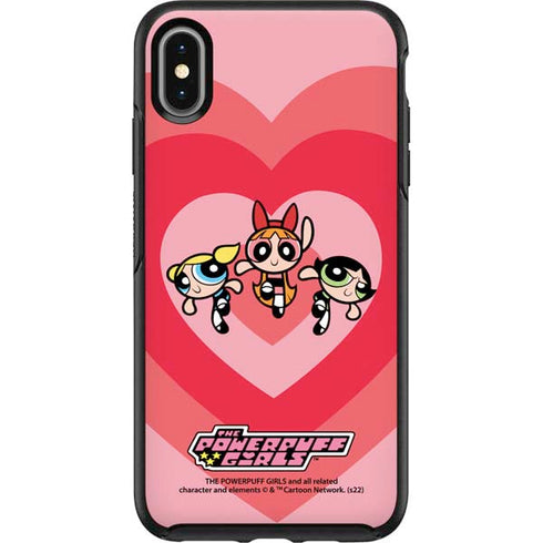 Cartoon Network Powerpuff Girls Hearts Otterbox Symmetry iPhone Skin