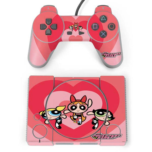 Cartoon Network Powerpuff Girls Hearts PlayStation Classic Bundle Skin