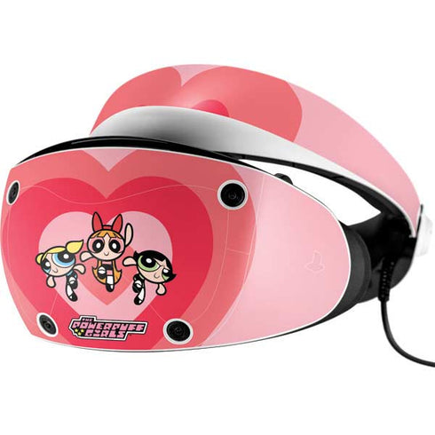 Cartoon Network Powerpuff Girls Hearts PlayStation VR2 Skin