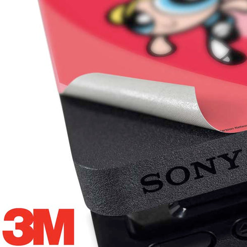 Cartoon Network Powerpuff Girls Hearts PS4 Slim Skin