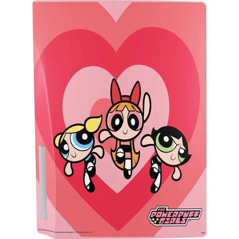Cartoon Network Powerpuff Girls Hearts PS5 Console Skin