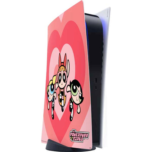 Cartoon Network Powerpuff Girls Hearts PS5 Digital Edition Console Skin