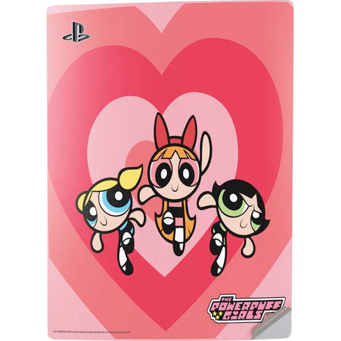 Cartoon Network Powerpuff Girls Hearts PS5 Digital Edition Console Skin