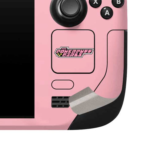 Cartoon Network Powerpuff Girls Hearts Steam Deck Handheld Gaming Computer Skin
