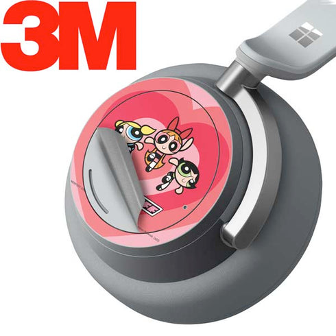 Cartoon Network Powerpuff Girls Hearts Surface Headphones Skin