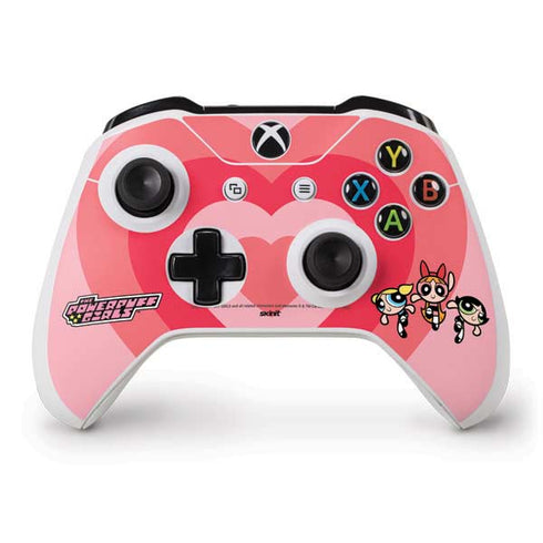 Cartoon Network Powerpuff Girls Hearts Xbox One S Controller Skin