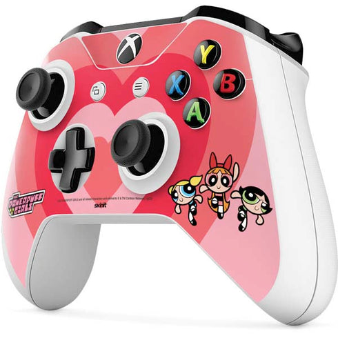 Cartoon Network Powerpuff Girls Hearts Xbox One S Controller Skin