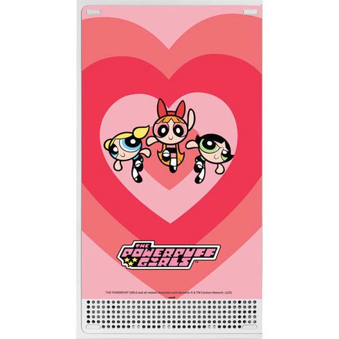 Cartoon Network Powerpuff Girls Hearts Xbox Series S Console Skin